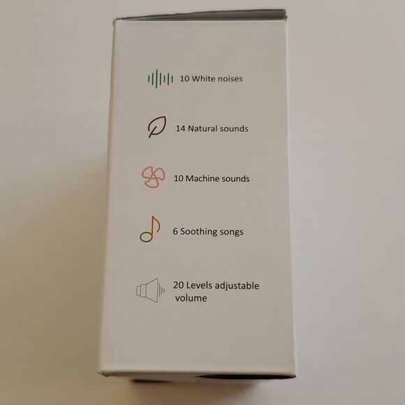 NWT WHITE NOISE MACHINE SMALL - Picture 4 of 6